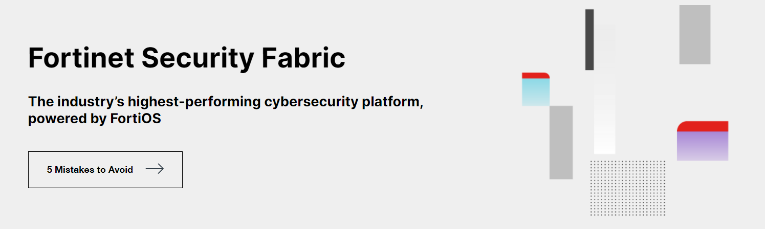 Fortinet cybersecurity software for business