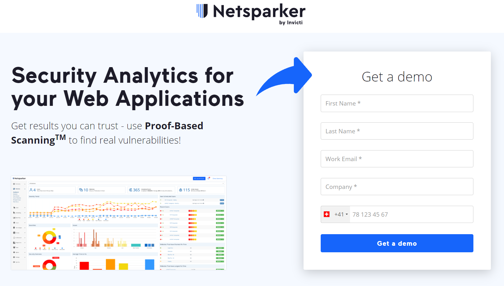 Netsparker cybersecurity software 
